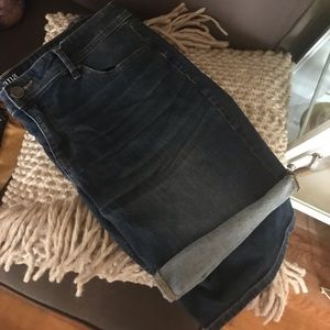 Versatile jean shorts.